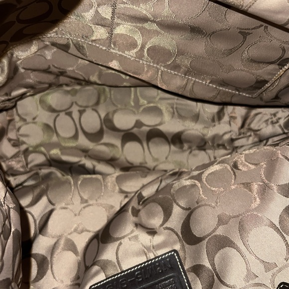 COACH 9196 VINTAGE LEGACY SAC CHOCOLATE BROWN SUEDE LEATHER XL BUCKET/DUFFLE - Picture 8 of 16